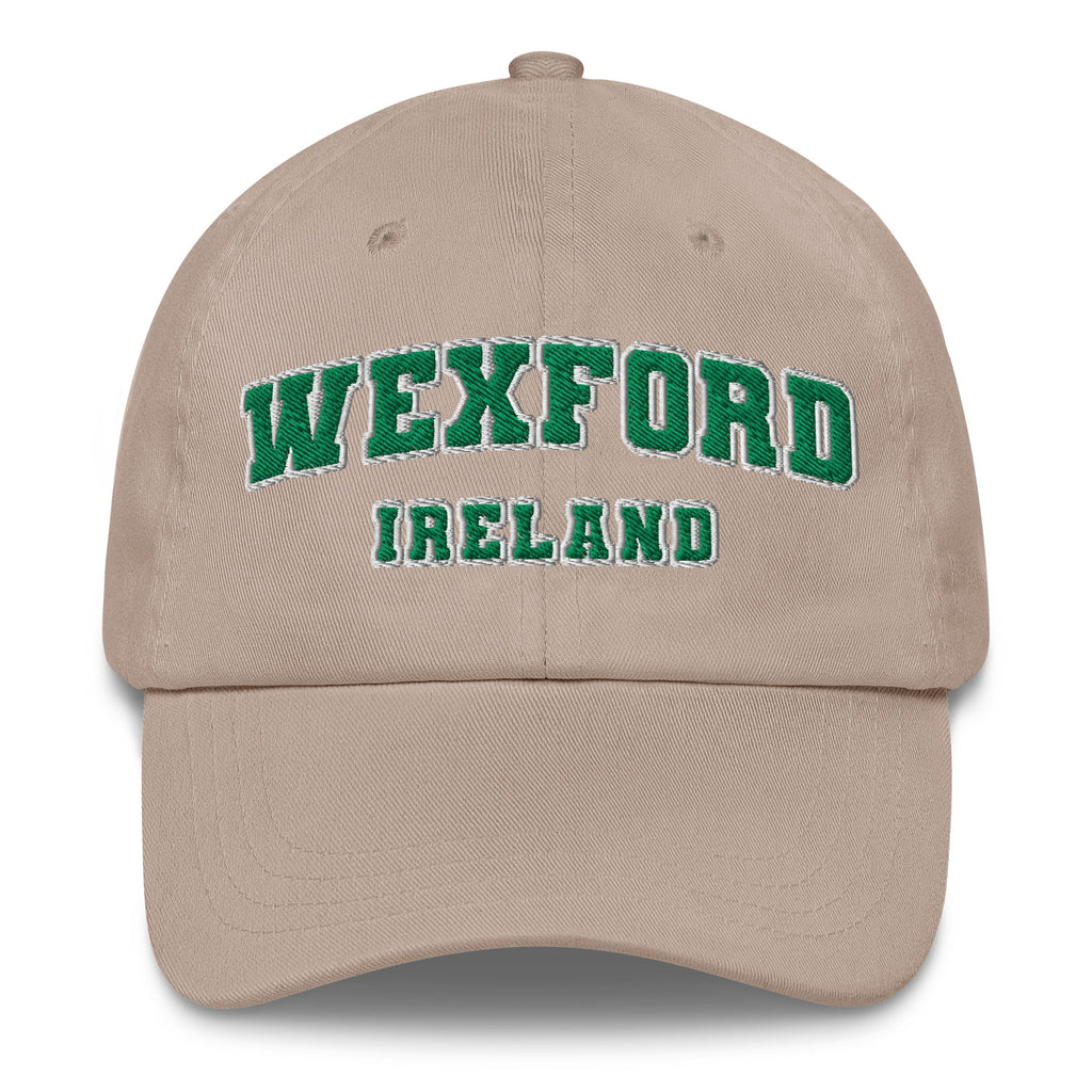 Wexford Irish Heritage Dad Hat in stone