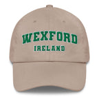 Wexford Irish Heritage Dad Hat in stone