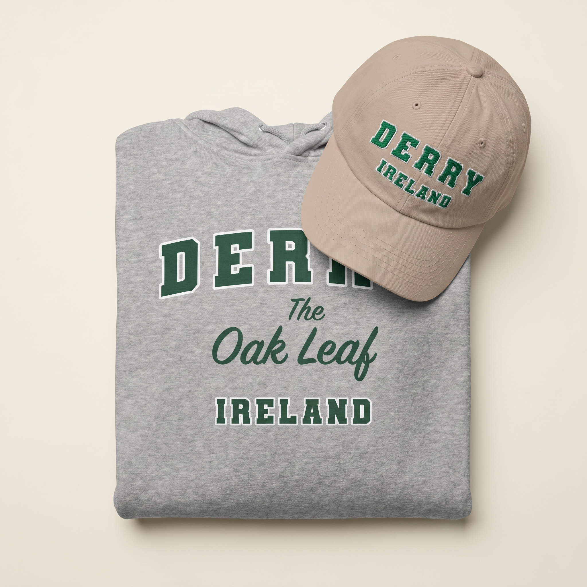 Derry County Hoodie Set | Cap + Collegiate Hoodie