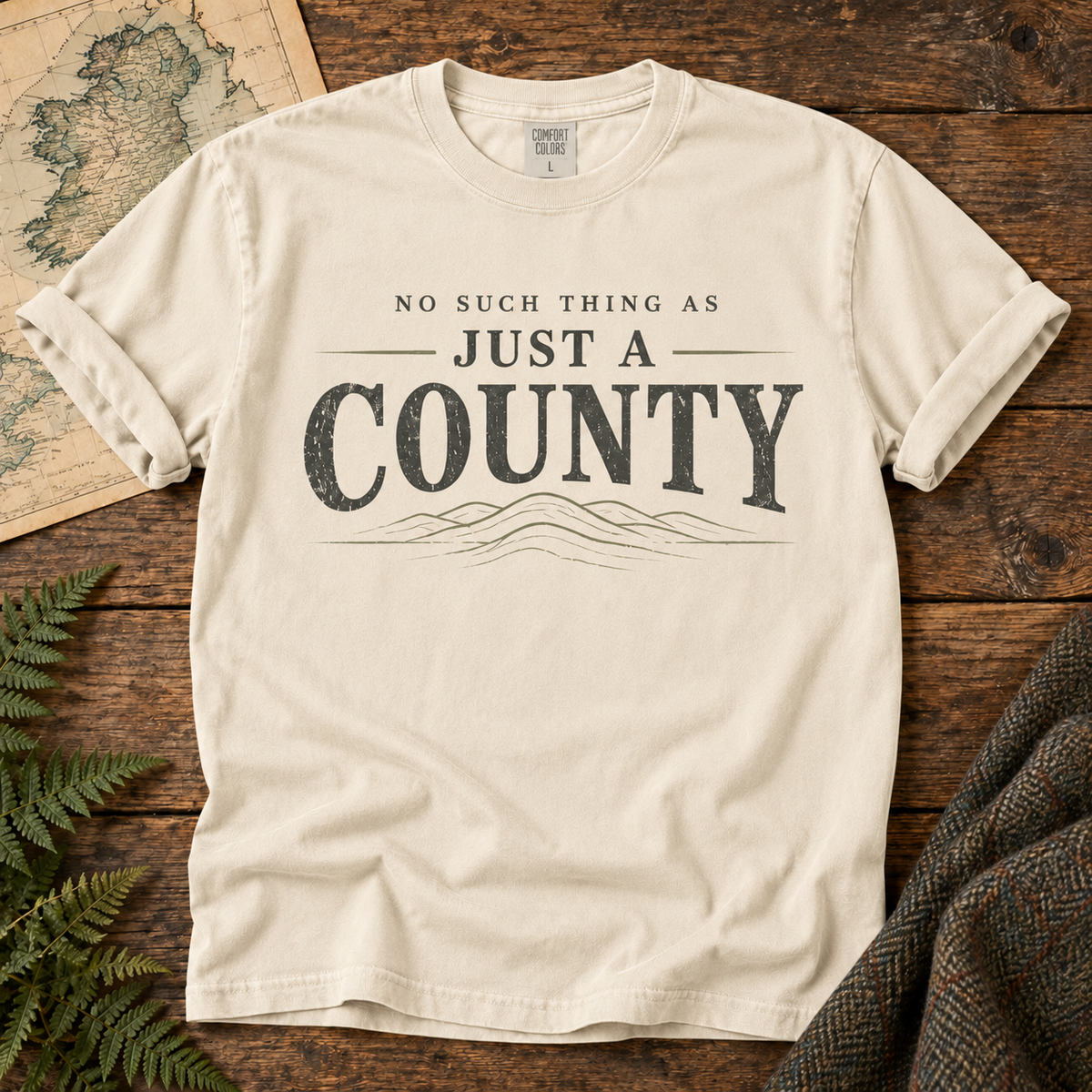 No Such Thing as Just a County T-Shirt — Ivory