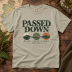 Passed Down Ireland T-Shirt — Blue Spruce — Áit Standard Catalog Mockup v1
