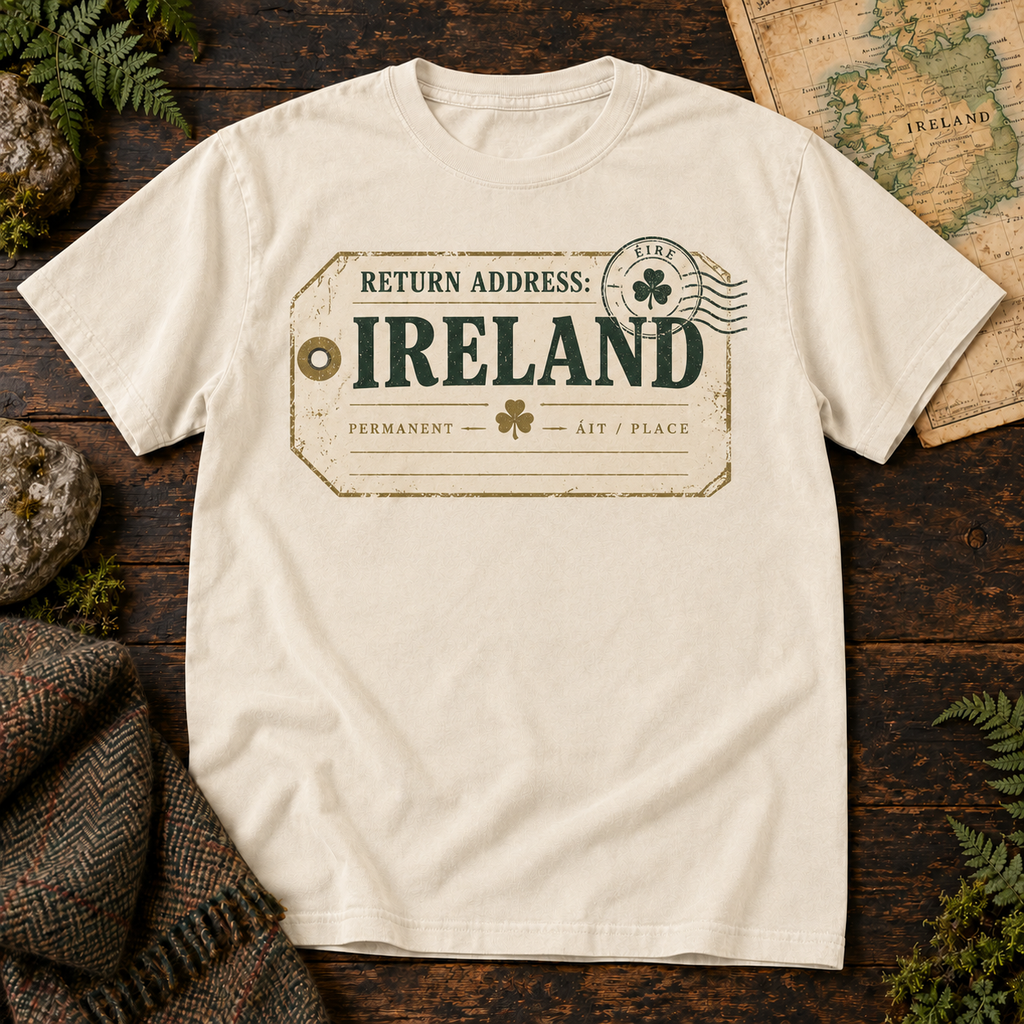 Return Address: Ireland T-Shirt — Ivory